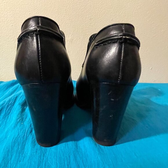 Rag & Bone Grove Black Leather Ankle Booties with Leather Sole Womens Size 38 - Picture 7 of 9